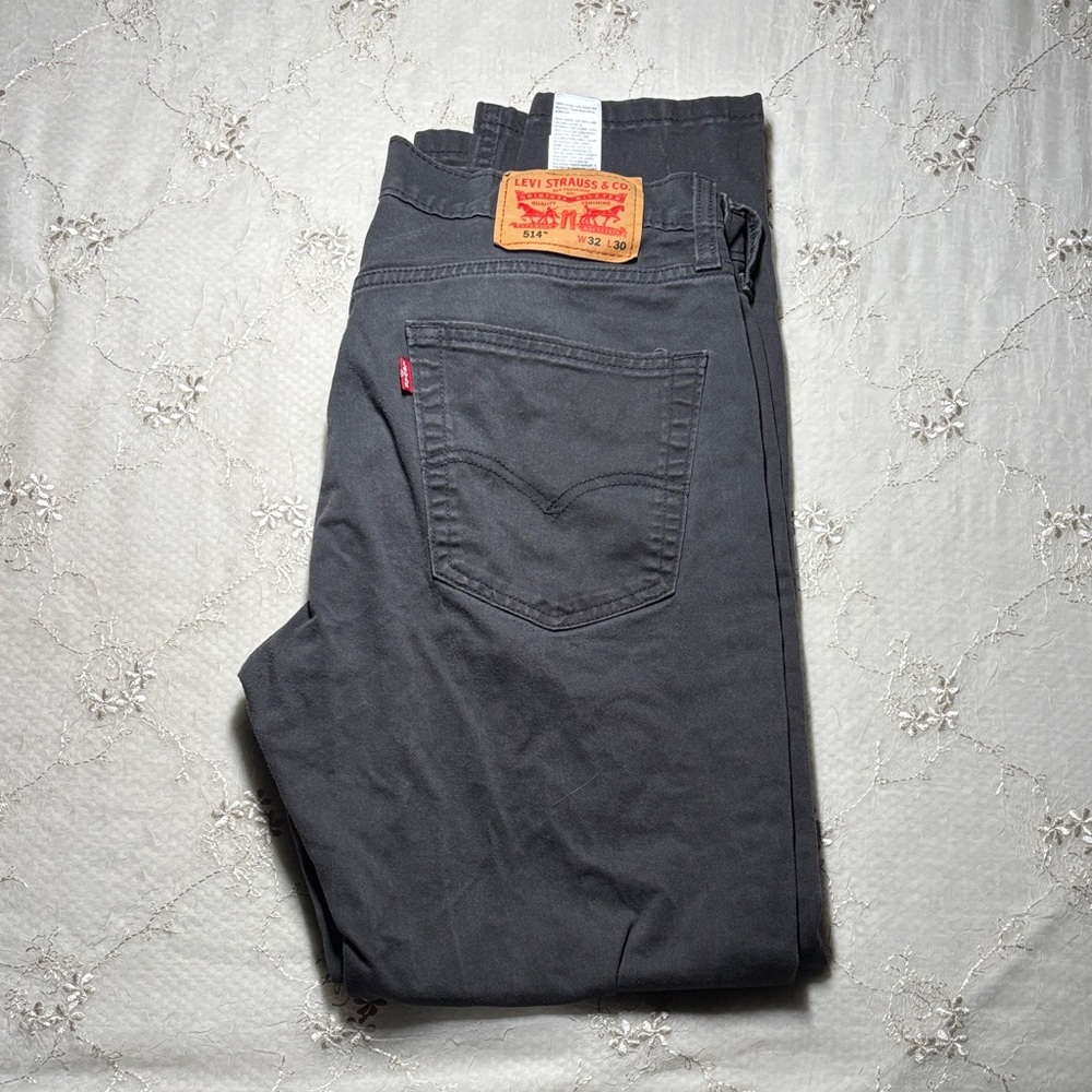Levi's Men's Charcoal Straight Jeans